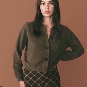 Doen Ashford Cardigan in Forest Moss - Size S